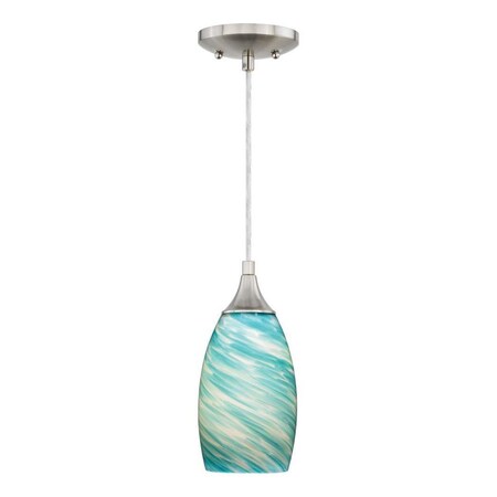 VAXCEL INTERNATIONAL Milano Mini Pendant Celeste Wave Glass P0172